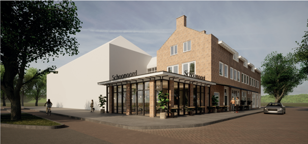 digital impressie nieuw serre restaurant schoonoord 2025